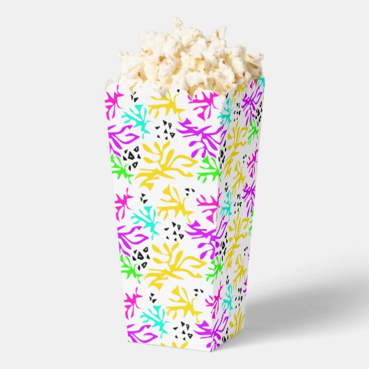 抽象芸術数々の色ネオン模様 フェイバーボックス (はじけた状態)