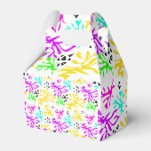 抽象芸術数々の色ネオン模様 フェイバーボックス (裏面サイド)