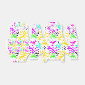 抽象芸術数々の色ネオン模様 フェイバーボックス (折り畳みなし)