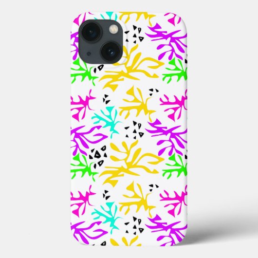 抽象芸術数々の色ネオン模様 Case-Mate iPhoneケース (裏面)