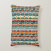 抽象芸術数々の色パターン アクセントクッション (裏面(縦))