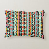 抽象芸術数々の色パターン アクセントクッション (裏面)