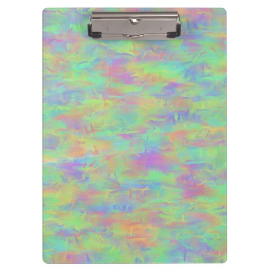 抽象芸術数々の色パターン クリップボード (正面)