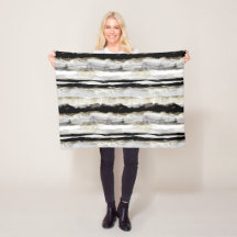 抽象芸術数々の色フリースブランケット