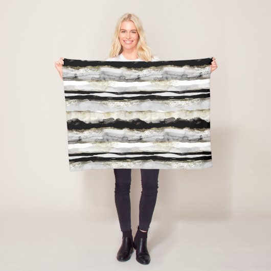 抽象芸術数々の色フリースブランケット フリースブランケット (インサイチュ)