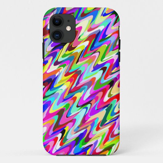 抽象芸術数々の色モザイク模様#5 Case-Mate iPhoneケース (裏面)