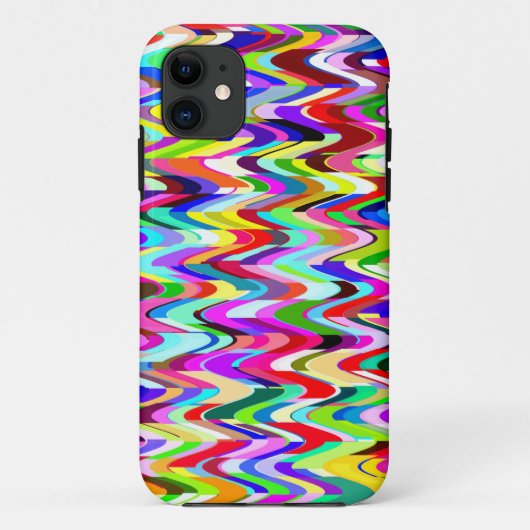 抽象芸術数々の色モザイク模様#6 Case-Mate iPhoneケース (裏面)