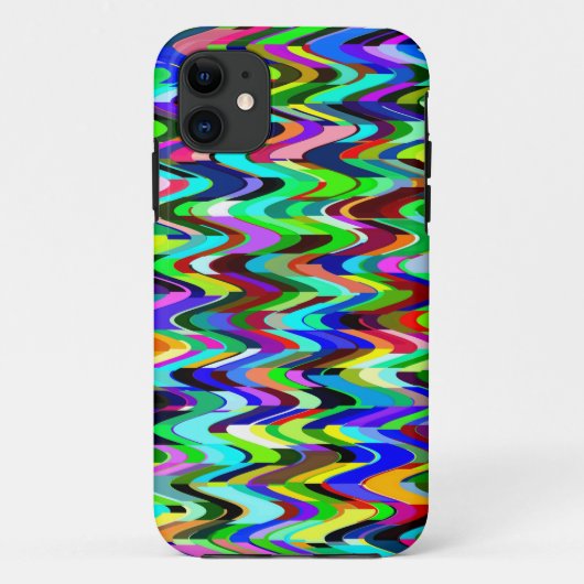 抽象芸術数々の色モザイク模様 Case-Mate iPhoneケース (裏面)