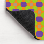 抽象芸術数々の色市松模様にのパターン マウスパッド (コーナー)