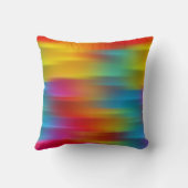 抽象芸術数々の色装飾用クッション クッション (裏面)