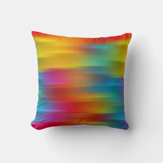 抽象芸術数々の色装飾用クッション クッション (正面)