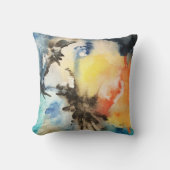 抽象芸術数々の色装飾用クッション クッション (正面)