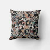 抽象芸術斑状迷彩柄 クッション (裏面)