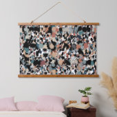 抽象芸術斑状迷彩柄 吊り下げ型タペストリー (寝室)