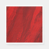 抽象芸術斜めの赤いデザイン スタンダードランチョンナプキン (正面)