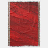 抽象芸術斜めの赤いデザイン スローブランケット (正面縦)