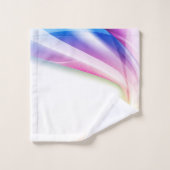 抽象芸術旋回1 バスタオルセット (ウォッシュタオル)