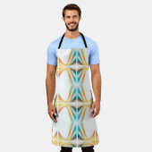 抽象芸術旋回2 エプロン (着用した状態)