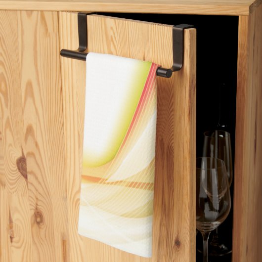 抽象芸術旋回2 キッチンタオル (三つ折り)