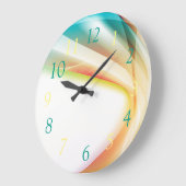 抽象芸術旋回2 スクエア壁時計 (傾斜)