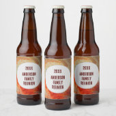 抽象芸術旋回Groovyファ鮮やかミリ懇親会 ビールラベル (ボトル)