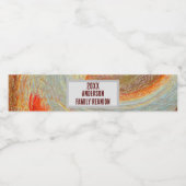 抽象芸術旋回Groovyファ鮮やかミリ懇親会 ペットボトルラベル (シングルラベル)