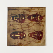 抽象芸術族スケッチ タペストリー (正面(横))