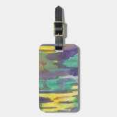 抽象芸術日の出 ラゲッジタグ (正面縦)
