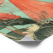 抽象芸術日本のジオメトリックポスター（マット） 12x18 ポスター (角)