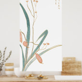 抽象芸術日本のデザイン ポスター (キッチン)