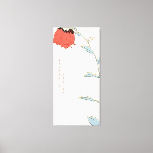 抽象芸術日本の型 キャンバスプリント (正面)