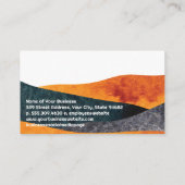 抽象芸術日本の手描きアート 名刺 (裏面)