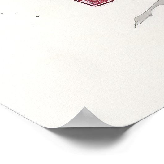 抽象芸術日本の景観 ポスター (角)