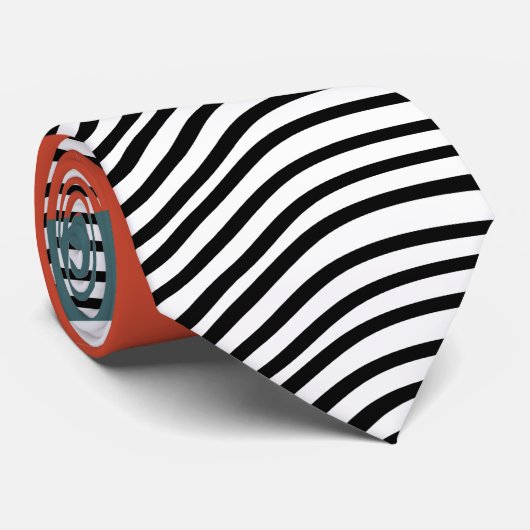 抽象芸術日没 ネクタイ (ロール)