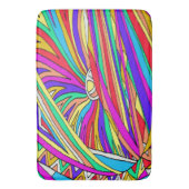 抽象芸術日没 バスマット (正面縦)