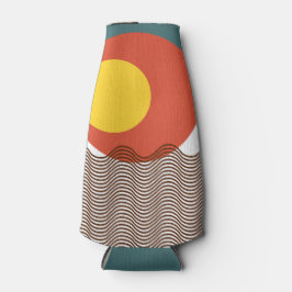 抽象芸術日没 ボトルクーラー