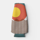 抽象芸術日没 ボトルクーラー (正面)