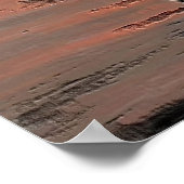 抽象芸術日没 ポスター (角)