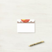 抽象芸術日没 ポストイット (デスク上)