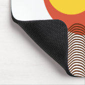 抽象芸術日没 マウスパッド (コーナー)