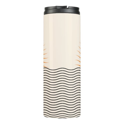 抽象芸術日没:幾何学模様boho decor. タンブラー (裏面)