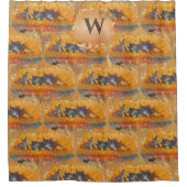 抽象芸術日0612 シャワーカーテン (正面)