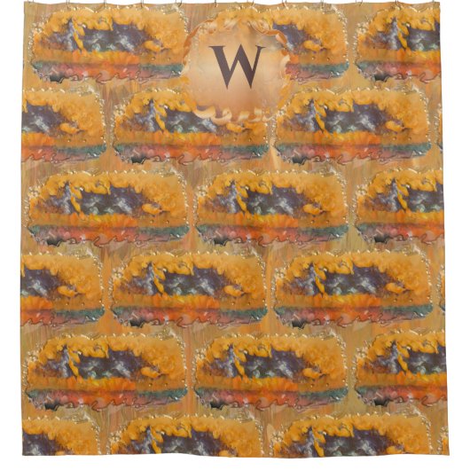 抽象芸術日0612 シャワーカーテン (正面)