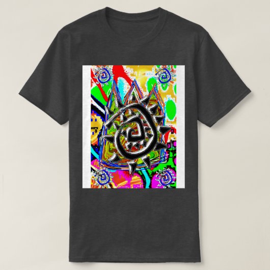 抽象芸術日2 Tシャツ (デザイン正面)