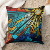 抽象芸術日 クッション (ブランケット)