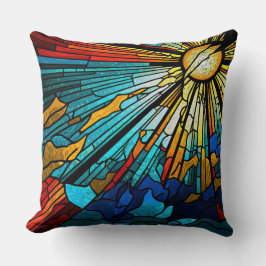 抽象芸術日 クッション