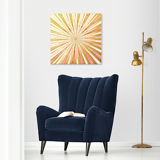 抽象芸術日 箔ポスター