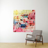 抽象芸術明るいカラフル水彩背景 タペストリー (インサイチュ)