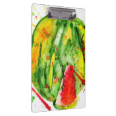 抽象芸術明水色スイカ クリップボード (右)