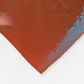 抽象芸術星パターンパーソナライズされたフリースブランケット フリースブランケット (角)